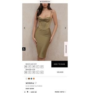 House of CB corset dress